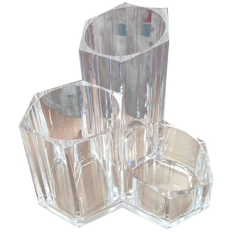 How to buy Chance of  Clear Plastic Makeup Brush Holder Cosmetic Organizer Box For Lipstick Eyeliner Pencil Nail Polish