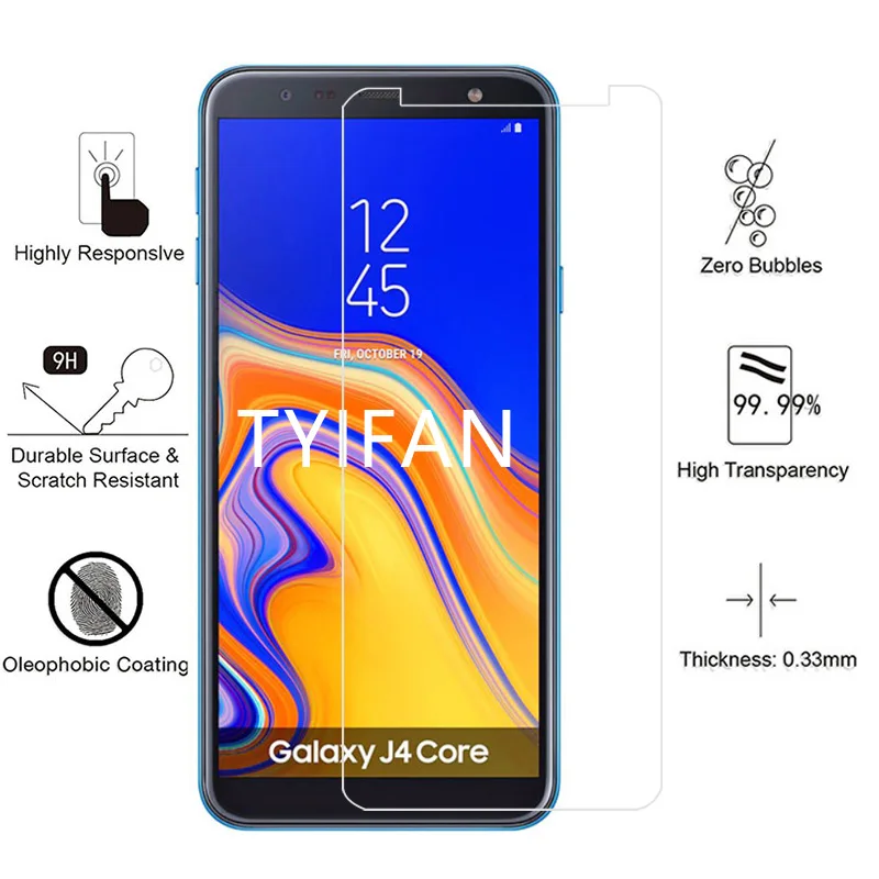 2 шт. закаленное стекло для samsung a2 j2 j4 core Защитная пленка для экрана glas на galaxy a j 2 4 a2core Защитная пленка для телефона tremp