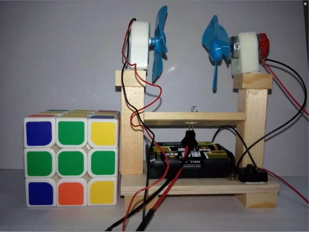 DIY Модель ветровой турбины физика научное изобретение Обучающие инструменты оборудование с мотором для ребенка лучший подарок