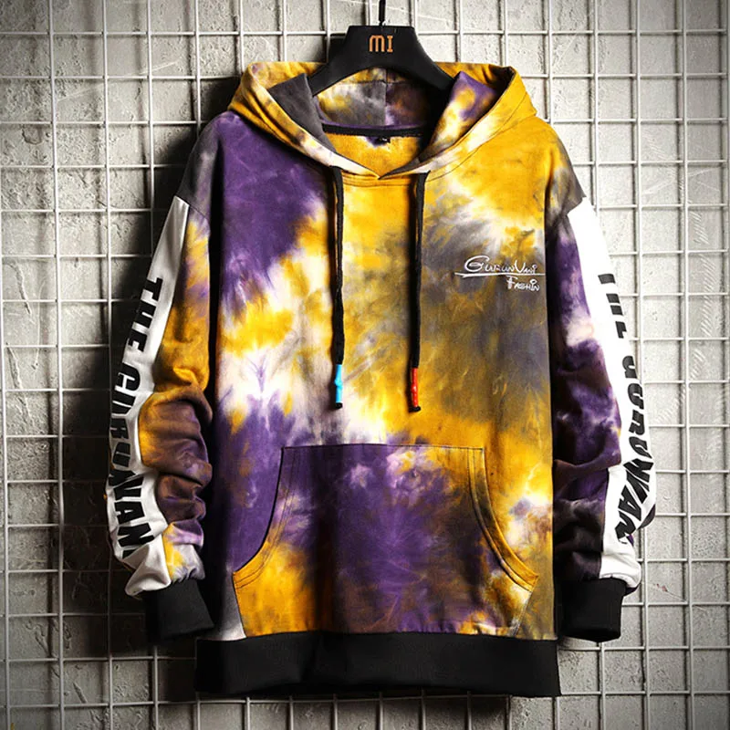 

Hip Hop Mens Hoodies Sweatshirts Space Print Hoodies Fashion Harajuku Pullover Hoodies Hooded Streetwear Men Casual