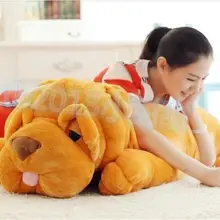 Около 47 дюймов собака Шарпей плюшевые игрушки 120 см кукла, Рождество подарок w4704