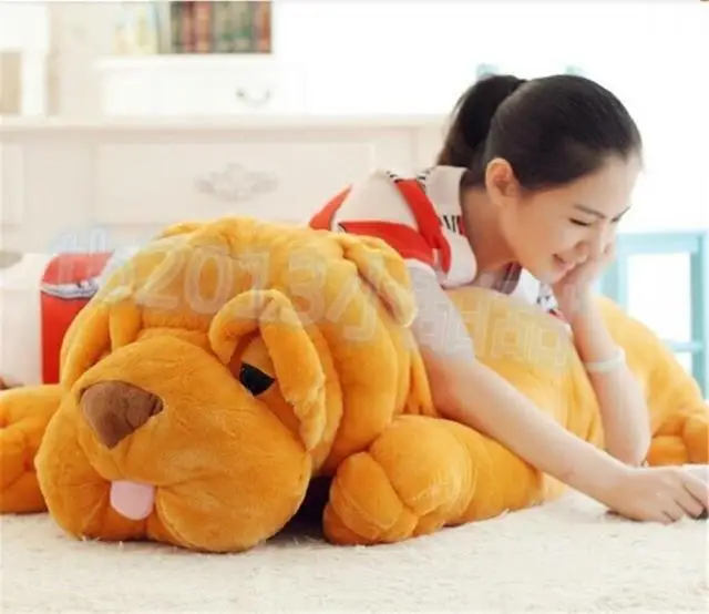 Плюшевая игрушка shar pei около 47 дюймов кукла 120 см Рождественский подарок w4704 |