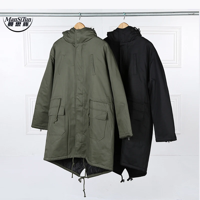 Man Si Tun 2017 Fashion Korean Hot Sale Men s Japan Jacket Overcoat Kanye West Long