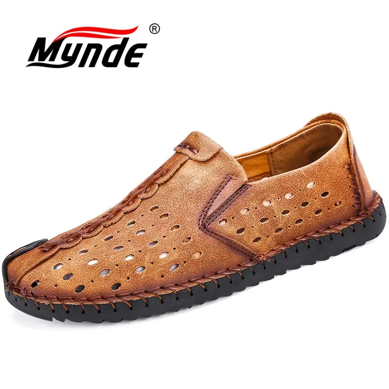 Mynde SummerComfortable Men Casual Shoes Loafers Men Shoes Quality Split Leather Shoes Men Flats Moccasins Shoes Plus Size 38-46 Mynde SummerComfortable Men Casual Shoes Loafers Men Shoes Quality Split Leather Shoes Men Flats Moccasins Shoes Plus Size 38-46