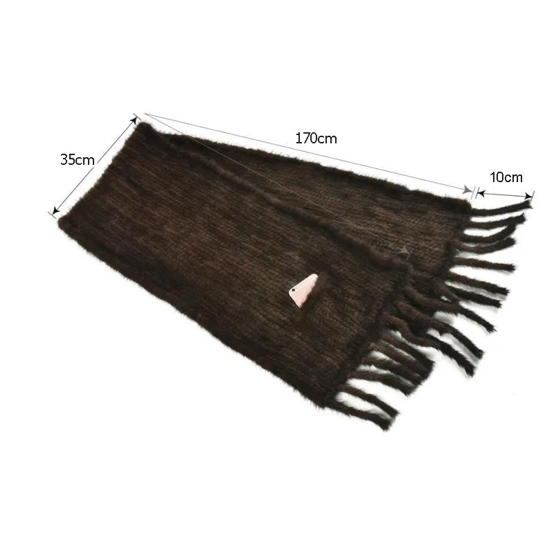 mink fur shawl size