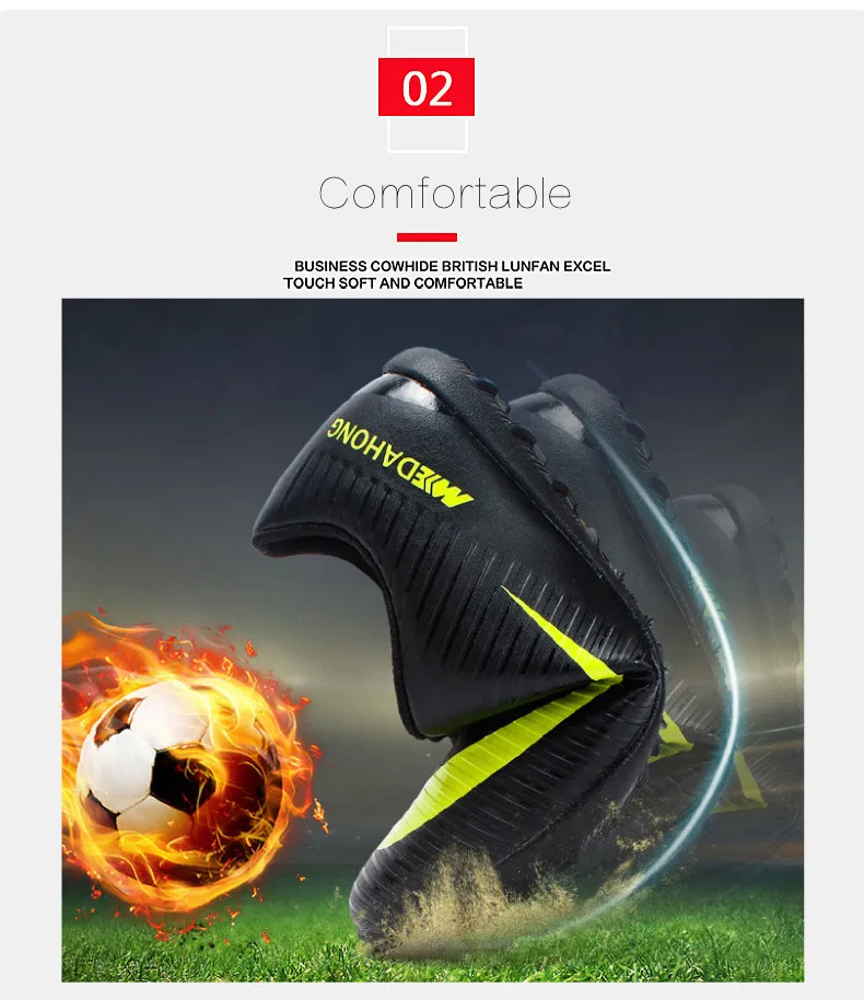 Soccer Shoes for men Kids indoor football Shoes sneakers turf superfly futsal original football boots Comfortable Waterproof (5)