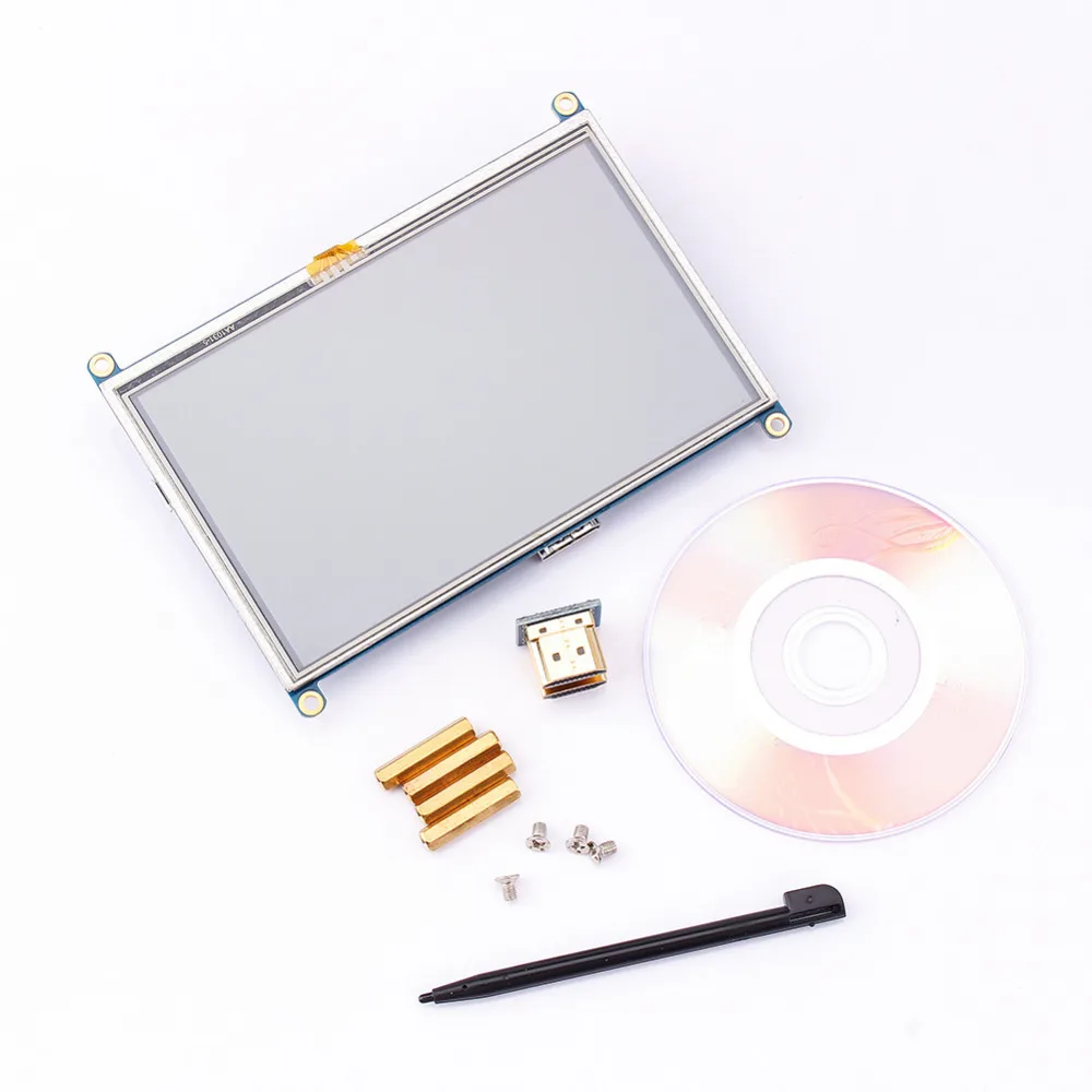 

1pc 800*480 5inch HDMI Touch Screen Display TFT LCD Panel Module Universal For All Raspberry Pi