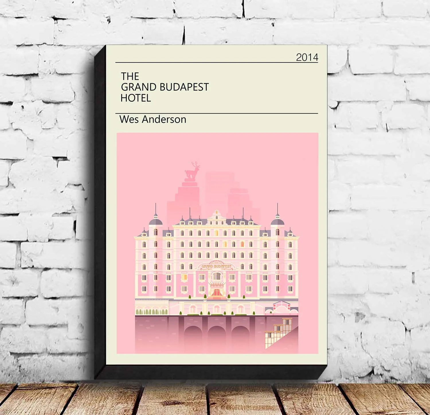 Grand Budapest Hotel винтажная картина с изображением холщовый постер с кинематографическим принтом