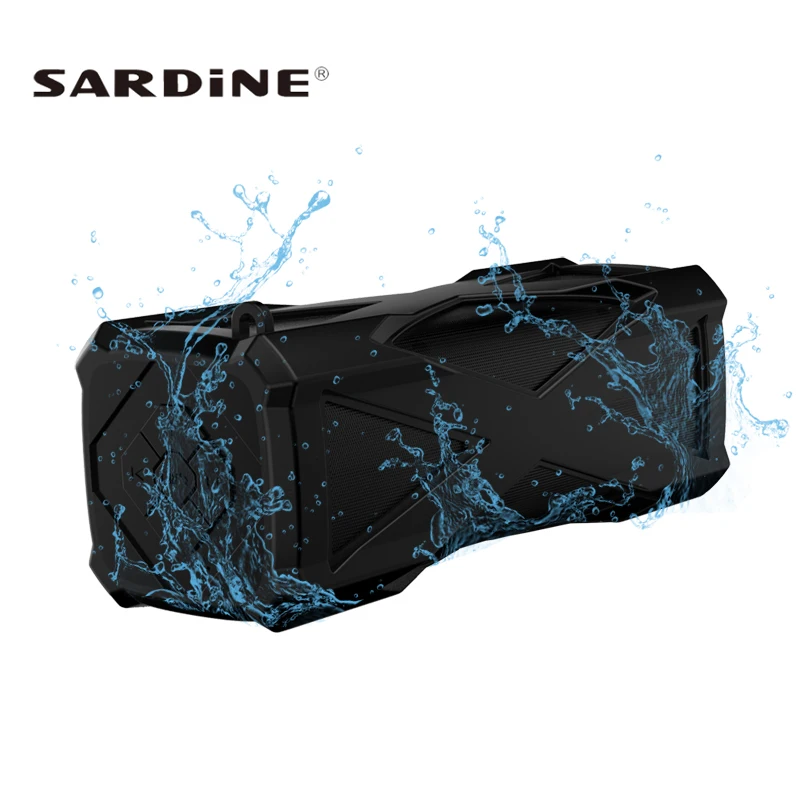 

Waterproof Outdoor Sports Bluetooth Speakers Sardine A6 Surround Stereo Wireless Speaker with Power Bank Function For Bike