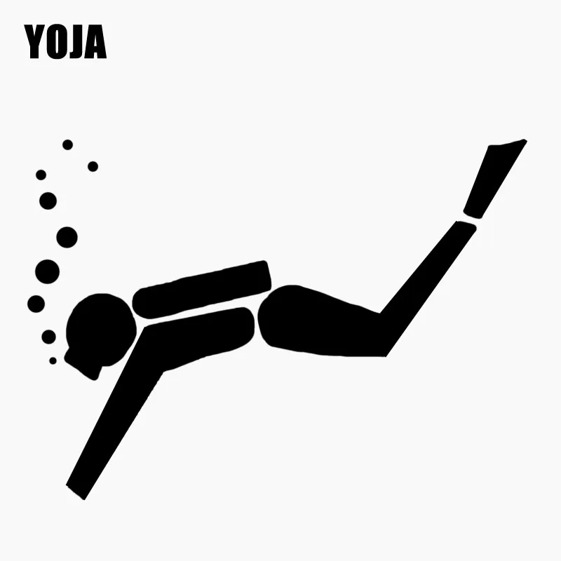 YOJA 56 см * 40 2 наклейка на стену для дайвинга бассейн пловец тренажерный зал