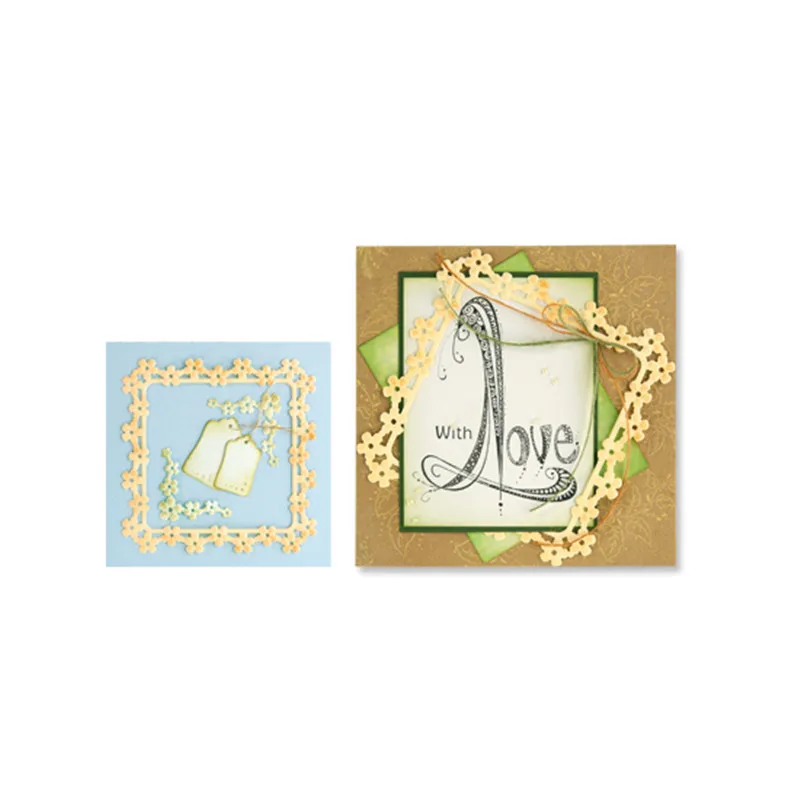 

Naifumodo 1 Pcs/lot Metal Cutting Dies Scrapbooking for Card Making DIY Embossing Cuts New Craft Die Frame