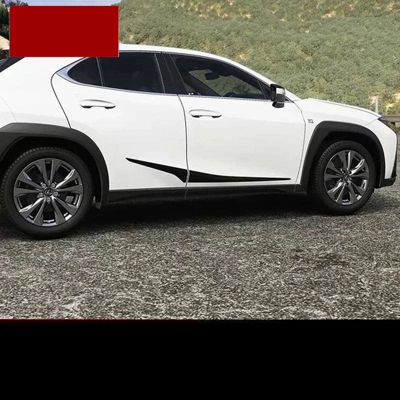 Карбоновое волокно вид боковой двери корпус литья отделка для Lexus UX UX200 UX250H ZA10
