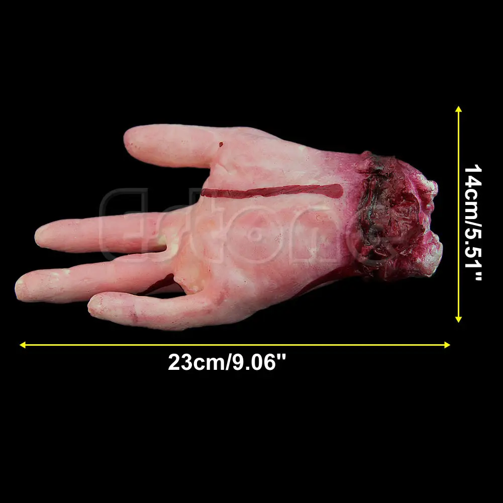 1 шт. Lifesize рука кровавый привидениями декор для Хеллоуин-вечеринки страшный проп ужас