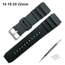 Pulseira de Borracha de Silicone Banda Sports Mergulho Alça Para CASIO Para DW Substituir Eletrônico relógio de Pulso Preto Relógio da Correia de Acessórios