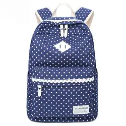 Новые точки рюкзак высокое качество модные альпинизмом Сумка студент школы рюкзак рюкзаки для студента девочек