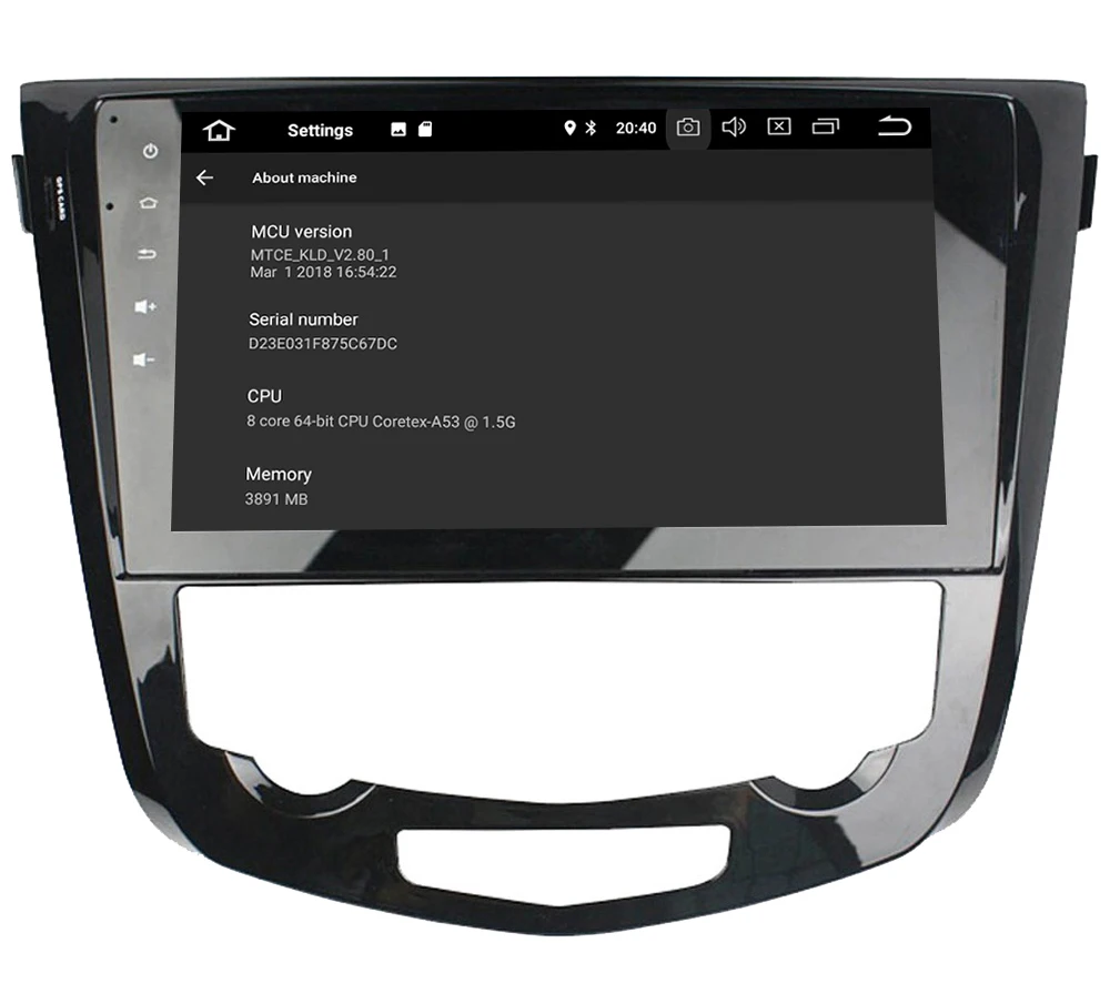 KLYDE 10," ips 4G Восьмиядерный Android 8 4 Гб ОЗУ 32 Гб ПЗУ автомобильный DVD мультимедийный плеер радио для Nissan Qashqai X-Trail на 2013