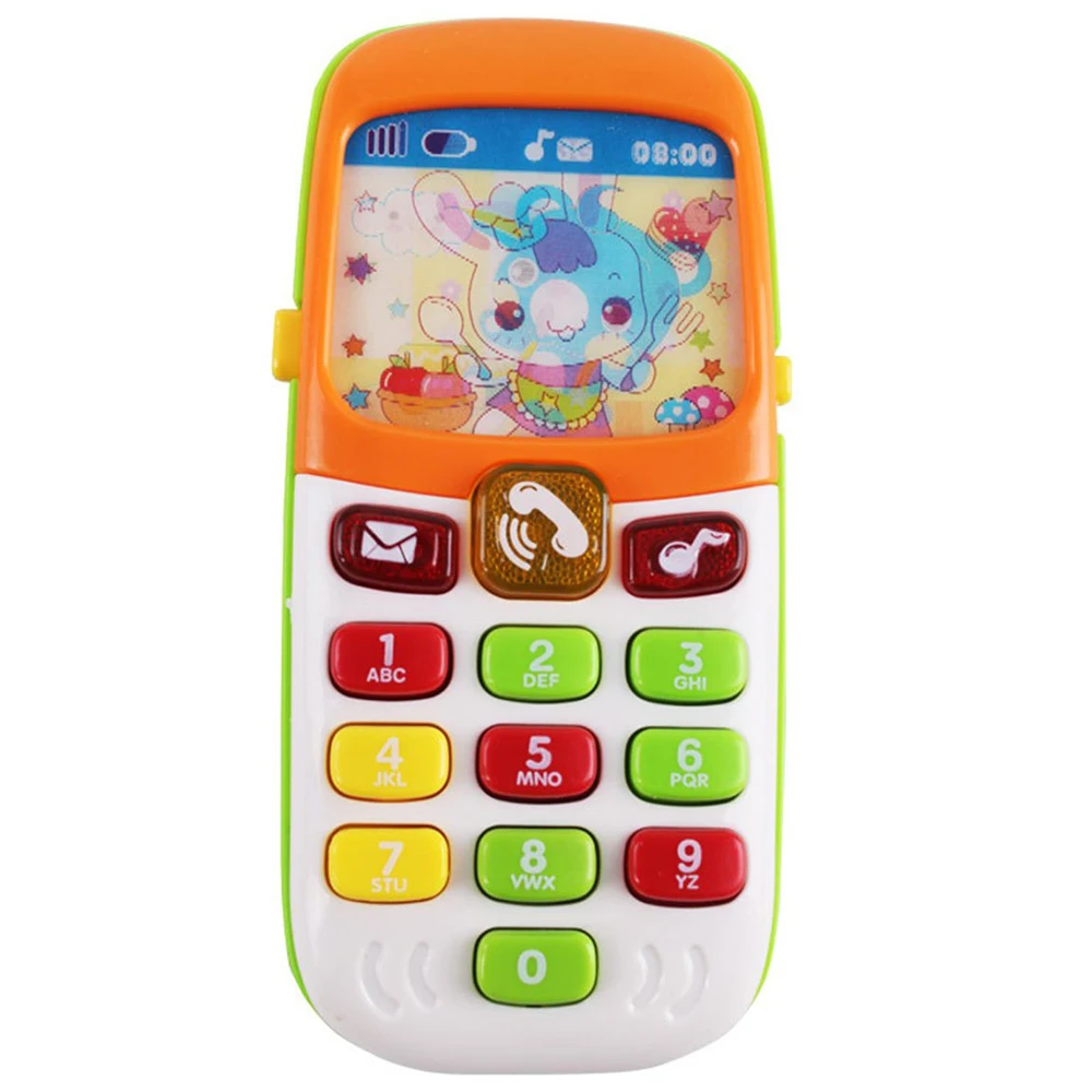 

Vocal Toys Electronic Toy Phone Kid Mobile Cellphone Telephone Educational Learning Toys Music Baby Infant Best Gift for kid fun