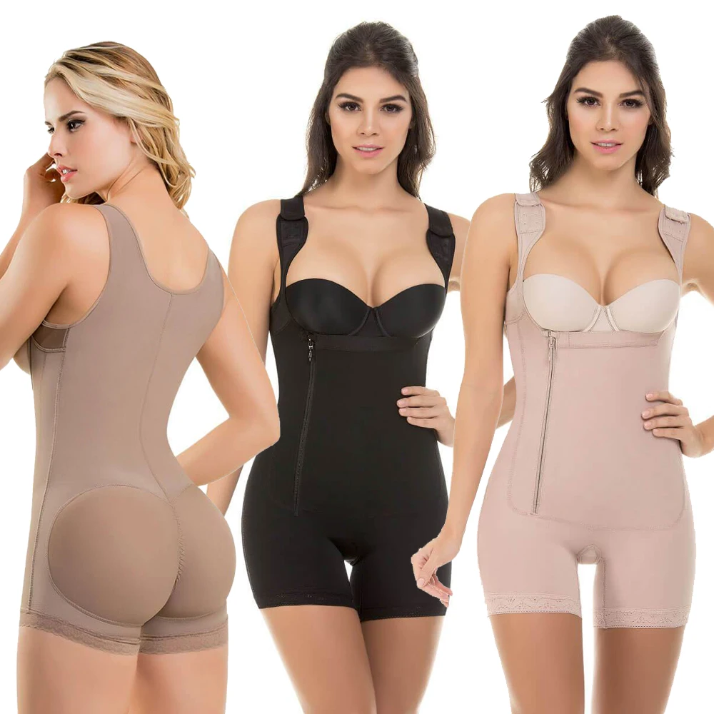 Женское бесшовное корректирующее боди Faja корсет для похудения с открытой грудью
