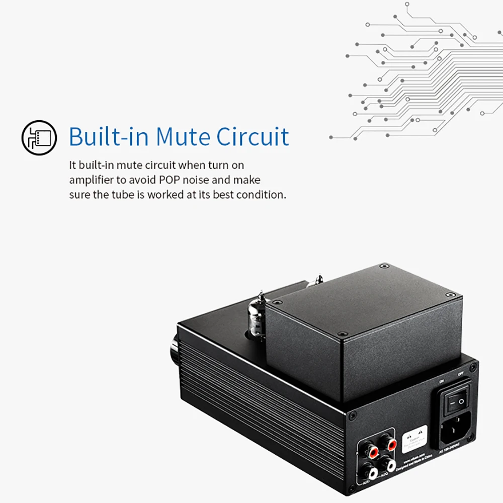 XDuoo TA 05 TA05 Hi Fi аудио стерео ламповый усилитель для наушников Amp 2x 6J1 & ST 772/882