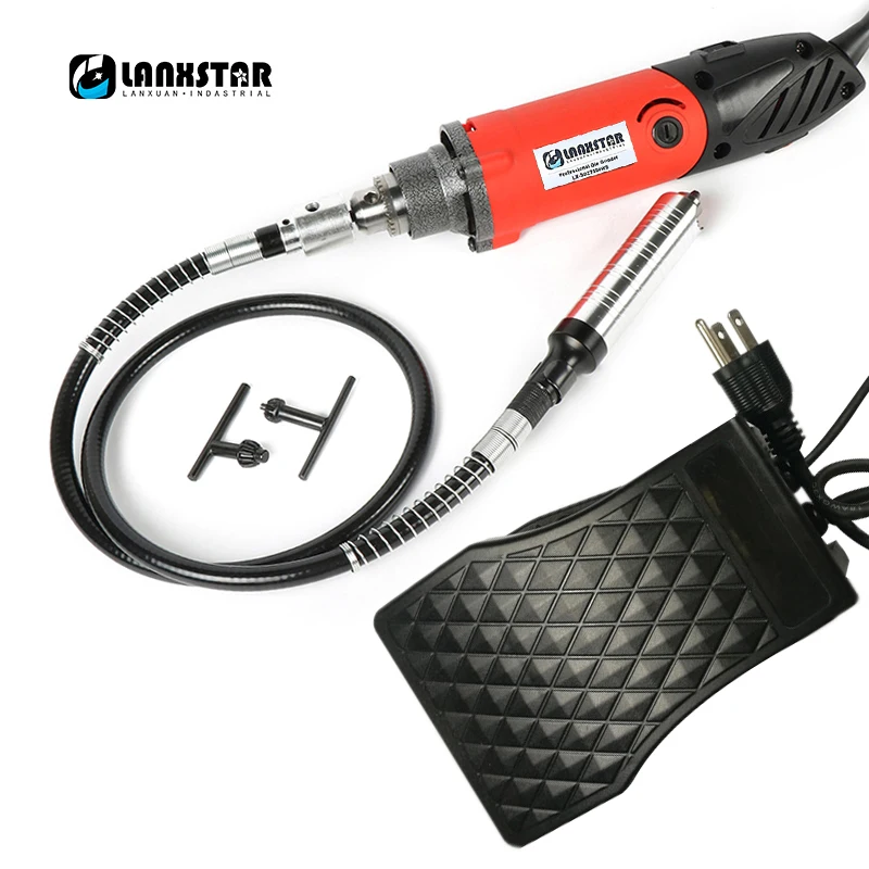 Kaufen Lanxstar Dremel Neue Gravur Pen Bohrmaschine DIY Bohrer Elektrische Dreh Werkzeug grinder Mini Bohrer Mini mühle Schleifen Maschine