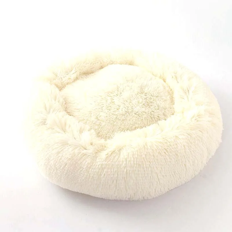 

Round Dog Bed Washable Pet Cat Bed Dog Breathable Lounger Sofa for Small Medium Dogs Super Soft Plush Pads Products for Dogs