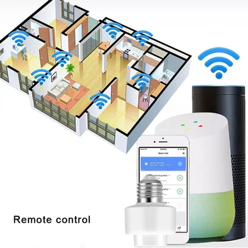 

Multi-function Intelligent Lamp Head WIFI Remote Control Switch Timing Voice LED Smart Lamp Head Light Bulb Switch Google Home