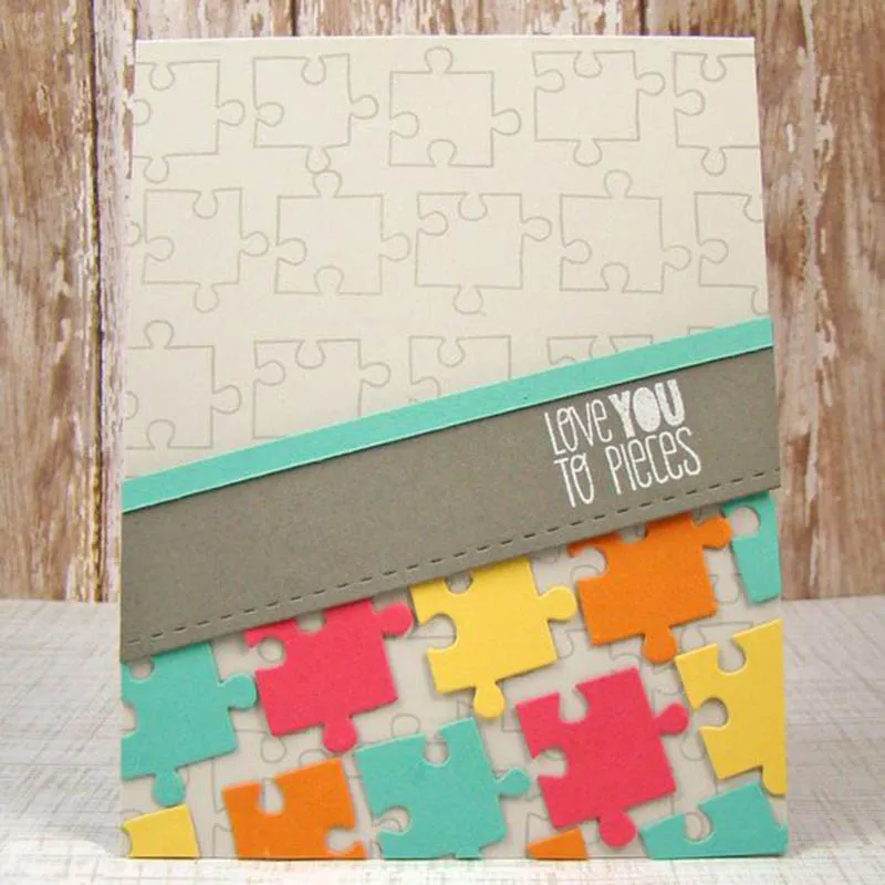 Buy 3pcs Small Jigsaw Puzzle pads Metal Cutting Dies