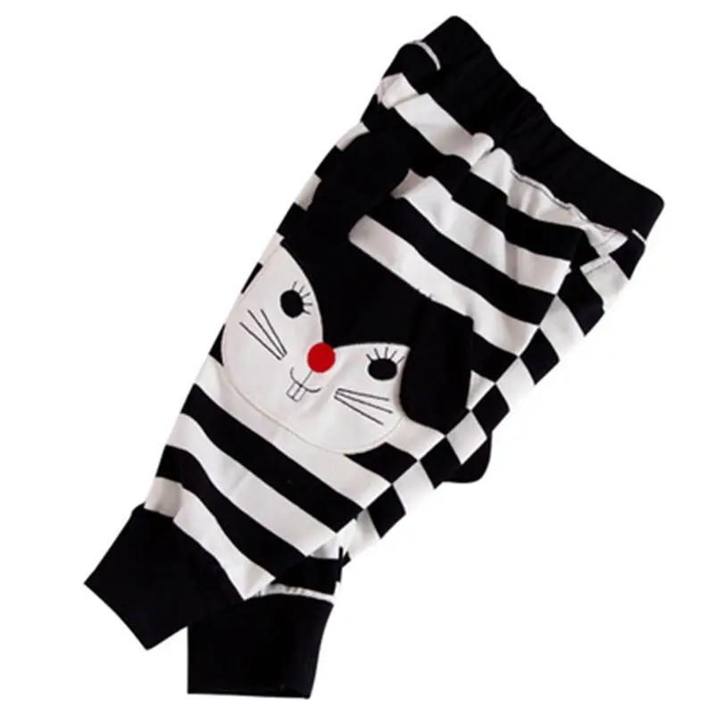 Hot Autumn New Korean Version Pants Cotton Stripe Unisex Baby Boys Girls Pants Big Butt Children's Pants Thickening Baby - Цвет: 6