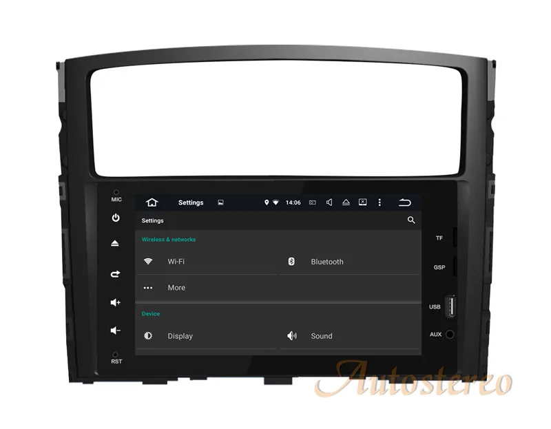 8 дюймов 4 ядра Android 7,1 6,0 5,1 автомобилей gps навигации Аудио MP3 dvd-плеер стерео головное устройство для MITSUBISHI PAJERO v97 2006