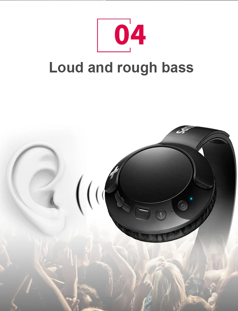 fio shb3075 cabeça controle volume com bluetooth