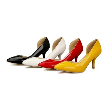 

2016 fashion women shoes Sexy Pointed Toe Women Pumps High Heels small yards 28-33 Wedding Shoes big size 40-52 OL work shoes