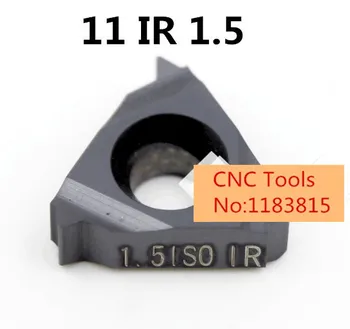 

10pcs 11IR 1.5ISO ,Indexable Tungsten Carbide Threading Lathe Inserts for Threaded Lathe Holder