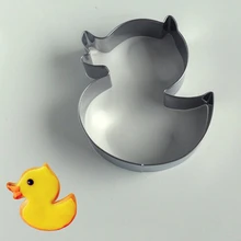 1 шт./лот Cute Duck печенье резак вечере Нержавеющая сталь cookie печенье Mold овощей Шоколадные фрукты моделирование утка формы