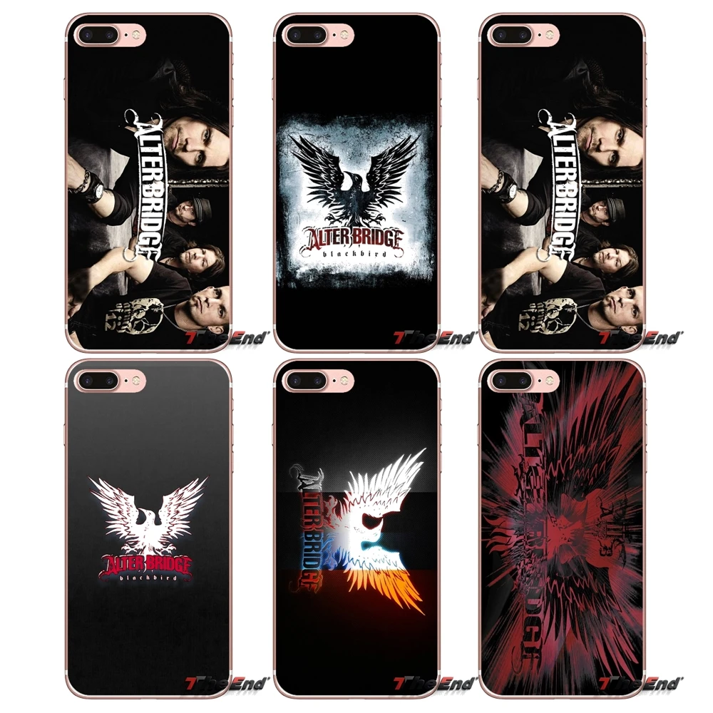 Чехол для iPhone X 4 4S 5 5S 5C SE 6 6S 7 8 Plus Samsung Galaxy J1 J3 J5 J7 A3 A5 2016 2017 Alter Bridge Crow Rock Heavy Metal |