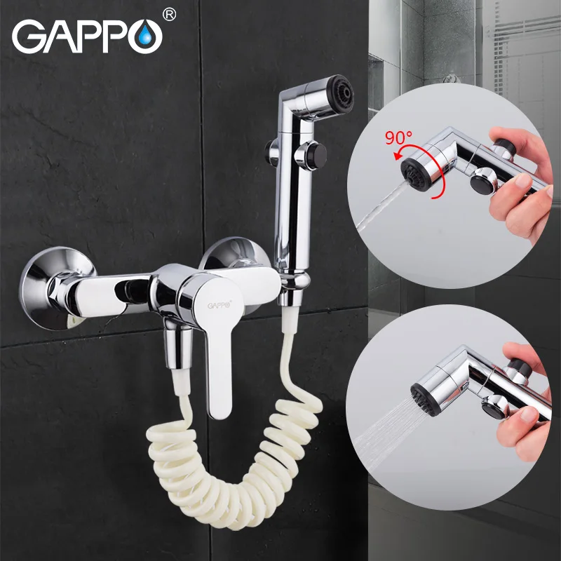 Gappo смеситель для ванны, смеситель для биде, ручной душ, для ванной, биде, душевой набор, смеситель для душа, для туалета, биде, латунный настенный кран для ванны