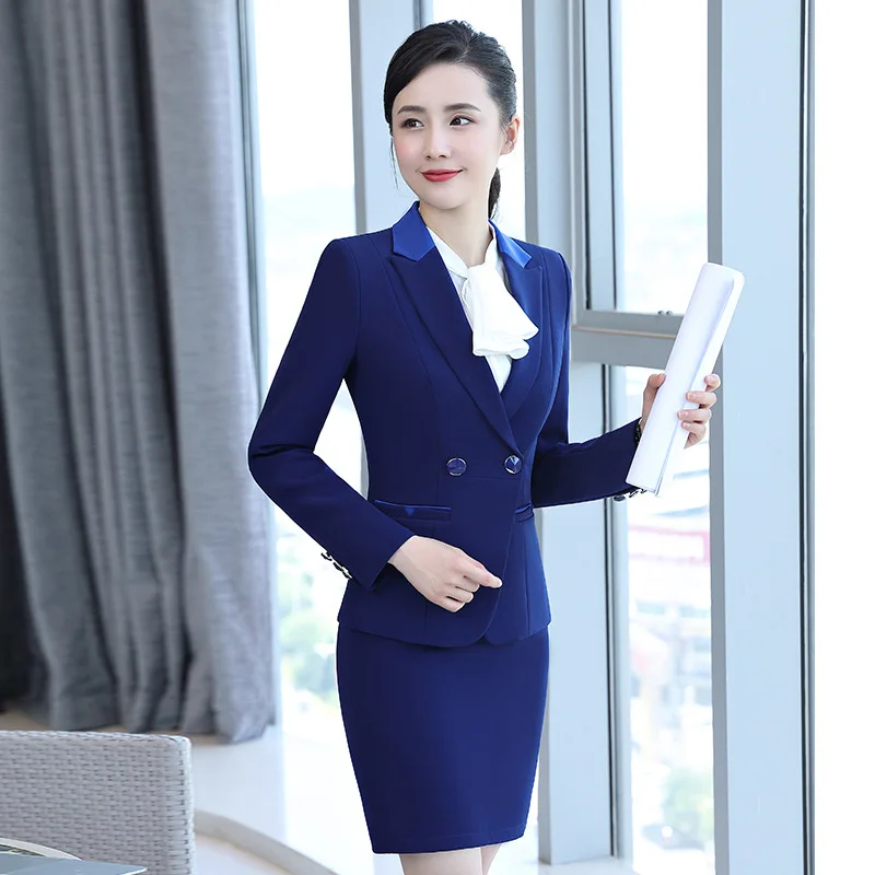 

Formal Suits for Women Casual Office OL Business Sets Suitspants Work Wear Sets Uniform Styles black Pant Suits 2 piece Sets