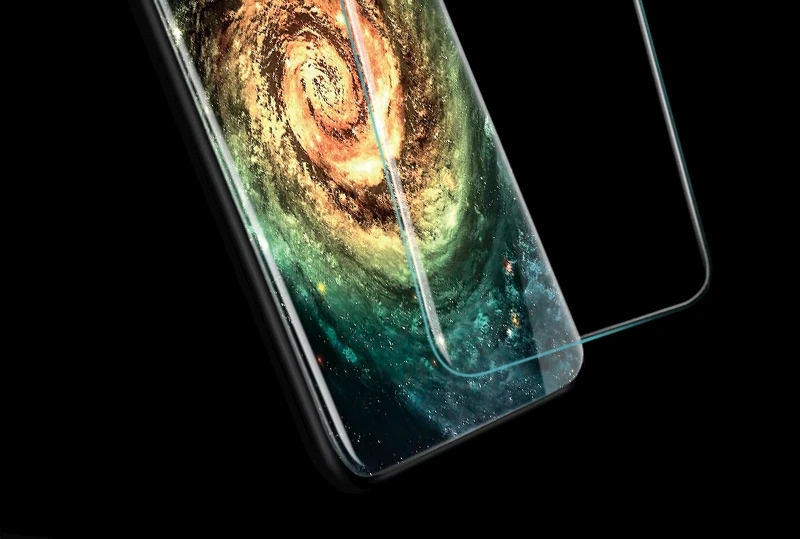 Hisomone Star Space Phone Case For iphone X Cute Patterned Tempered Glass Cover For iPhone 7 8 Plus 6 6S Soft Edge Silicone Capa