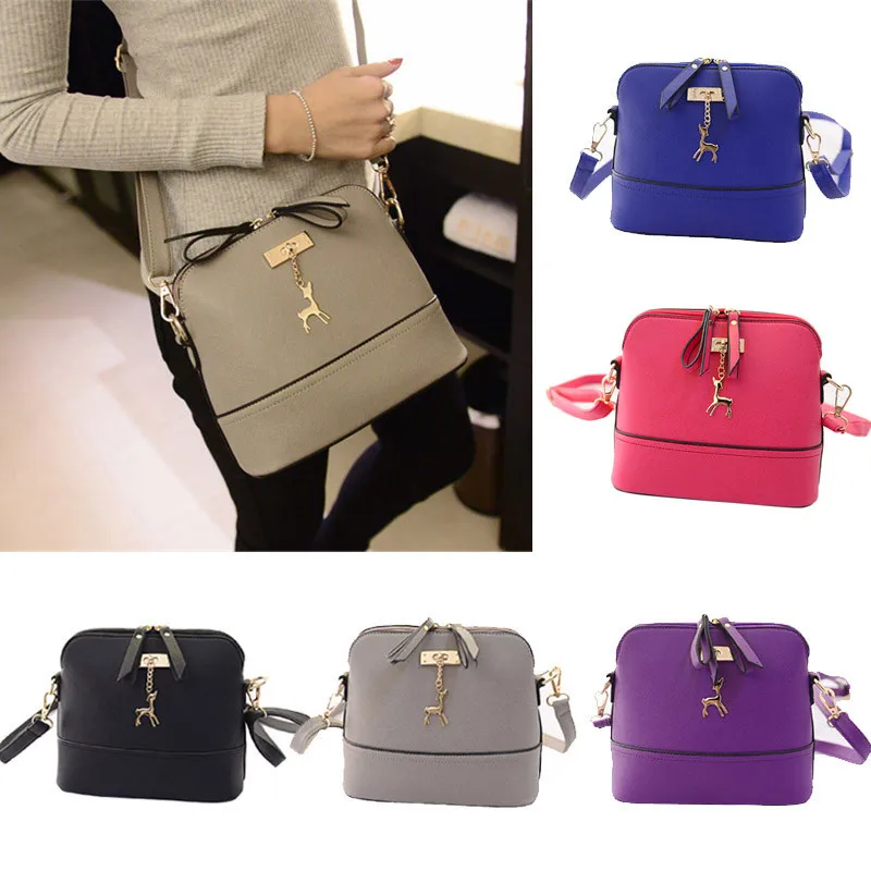 

Top Brand Women Bags Bolso New Women Messenger Beachs Vintage Small Shell Leather Handbag Casual Handbag Luxury Sac A Main#5$