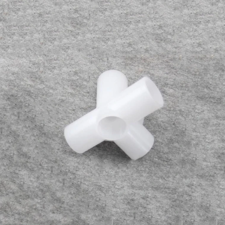 

25mm Inner Diameter Plastic Five Way Joint Pipe Fitting Tube Adapter DIY Connector For Wardrobe Rack Shelf