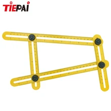 Tiepai Four Sided Ruler Angleizer Template Measuring Instrument Gauging Folding Rulers Angle izer Tool Tools Slides