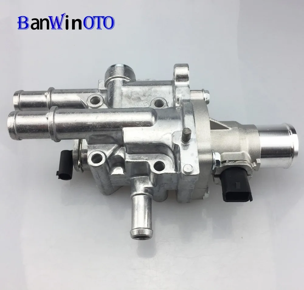 Capa para Chevrolet Aveo com Sensor 55579951 de Alumínio do Motor de Refrigeração Termostato Habitação Assembléia Cruze Sonic 251922 251919928 8 Automóveis e motos