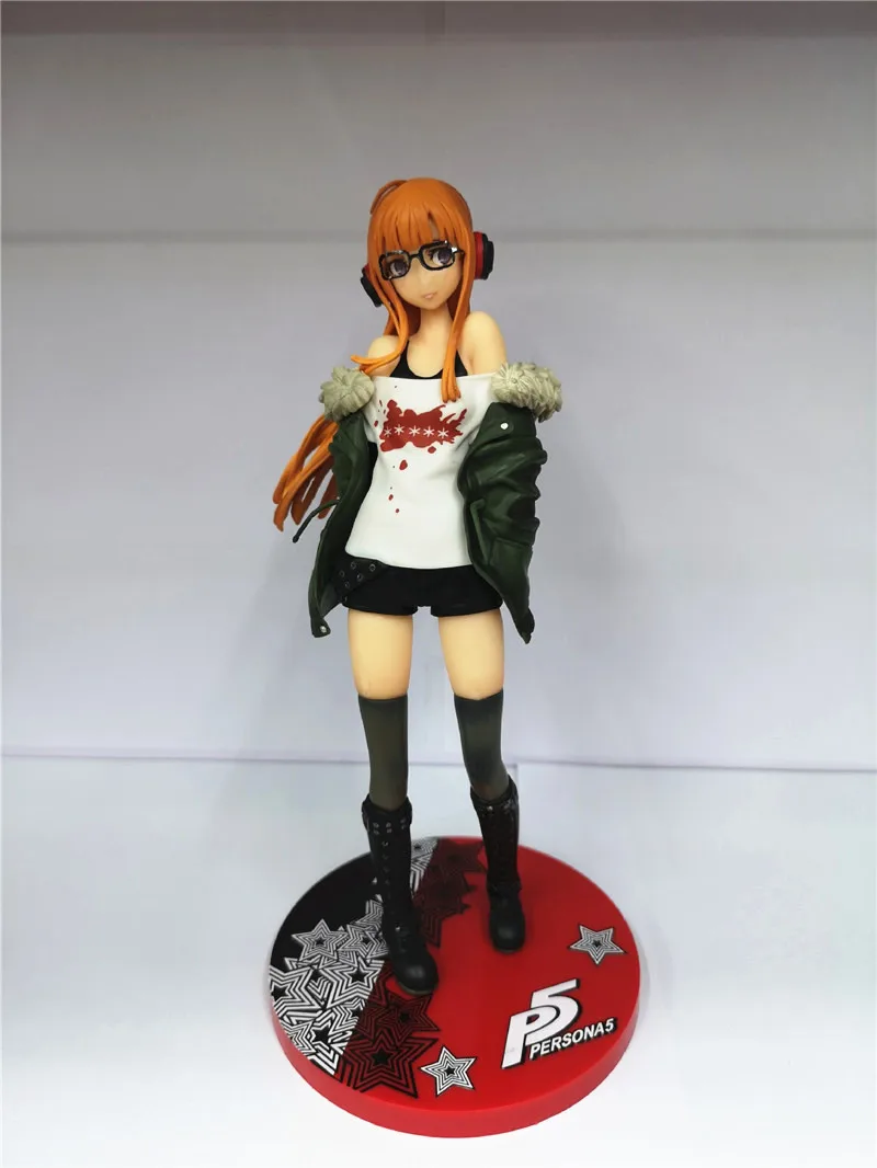 21 см Аниме игра Persona 5 фигурок футаба Сакура ПВХ фигурка Коллекция Модель игрушки для подарка
