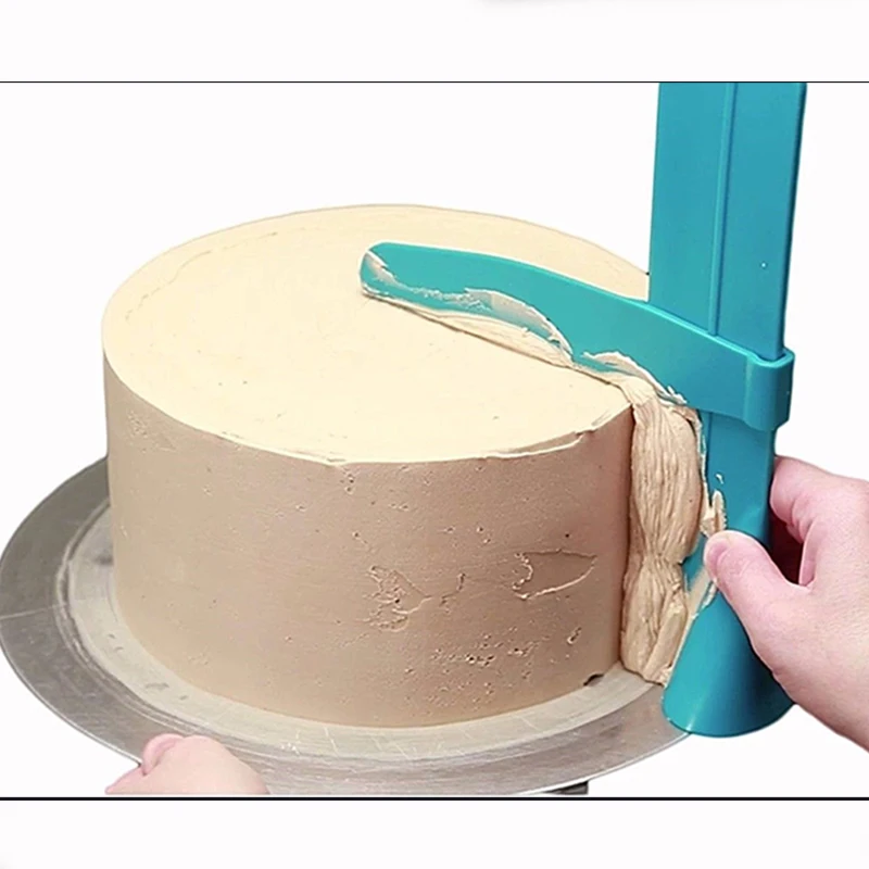  Cake Scraper Smoother Adjustable Fondant Spatulas Cake Edge Smoother Cream Decorating DIY Bakeware 