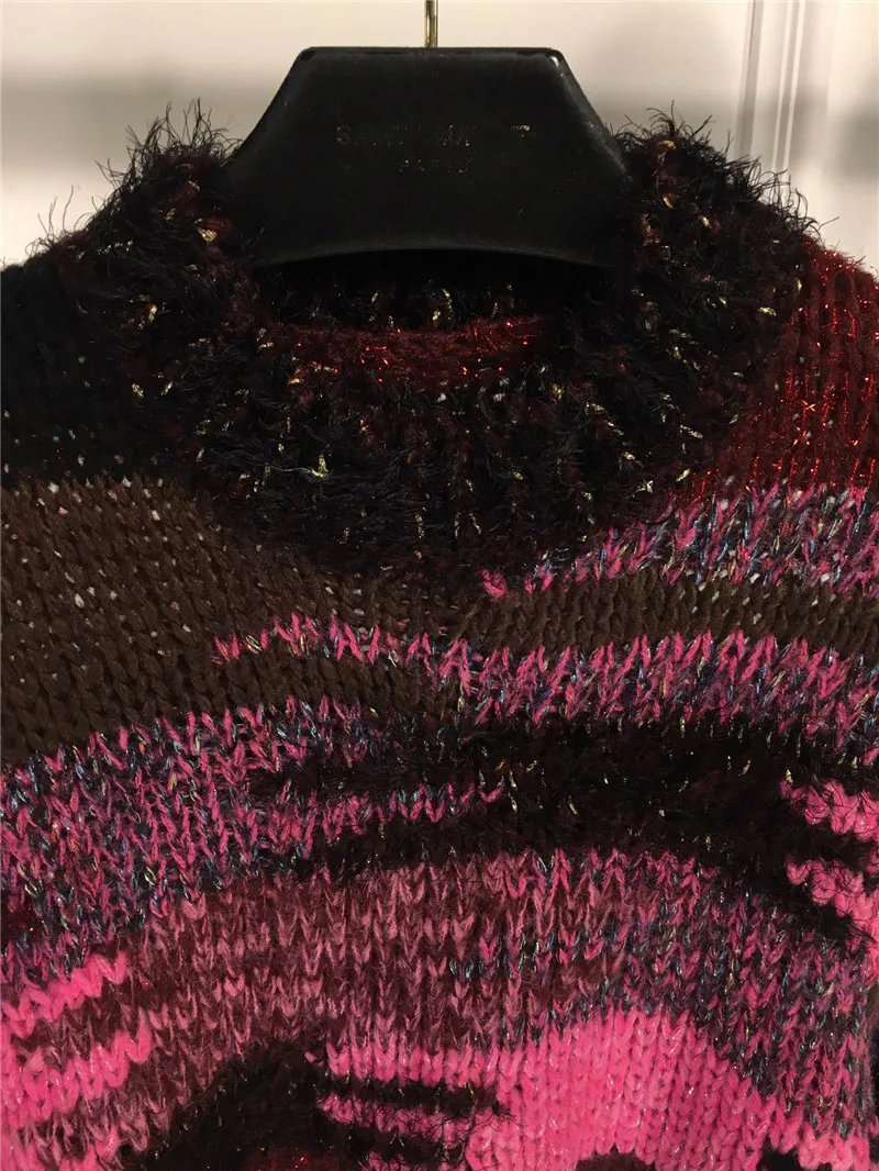 2018 Chandail Mode Fomolayime Femmes Européenne De Chandails Pull Patchwork v7SqxSgIw