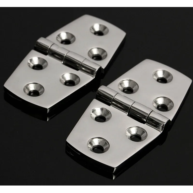 2pcs Marine Hardware Boat Cabin Hatch Flush Door Stainless Steel Hinge