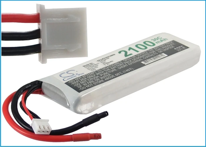 

Discount Airplane, Helicopter, Racing Car, Scale Boat Battery 7.4V 2100mAh For RC Toys CS-LP2102C30RN