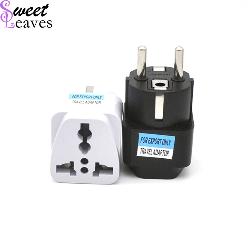 20PCS Universal European EU Plug Adapter AU US Russia To EU Euro German