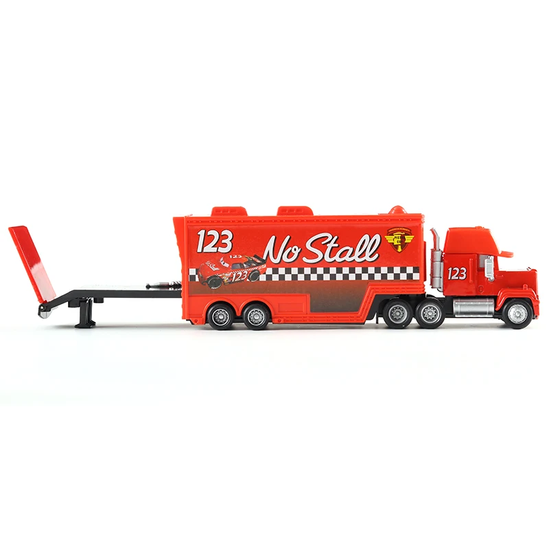 Тачки disney Pixar тачки Mack Uncle № 101 Tach O Mint Racer's Truck литая игрушка автомобиль свободный 1:55 в disney Cars3