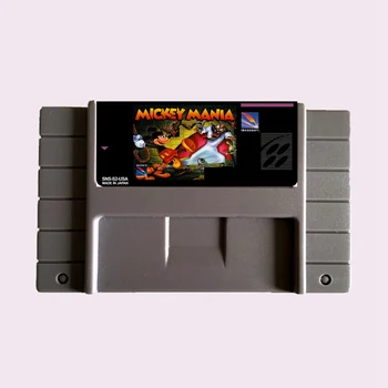 

High Quality 16 Bit Mickey Mania NTSC Big Gray Game Card For USA Version Game Player