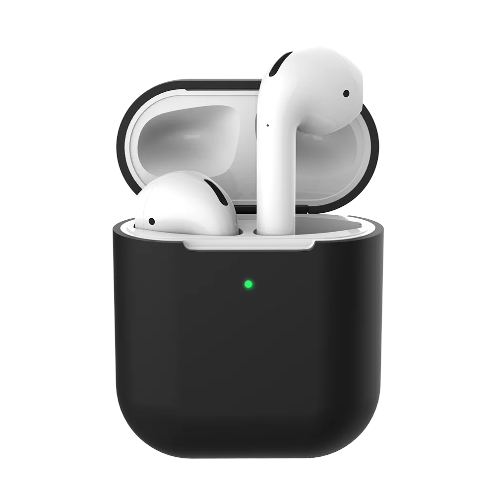 Чехол для наушников для Apple AirPods 2, мягкий силиконовый чехол, беспроводные Bluetooth наушники, защитный чехол для Air Pods, чехол - Цвет: 01